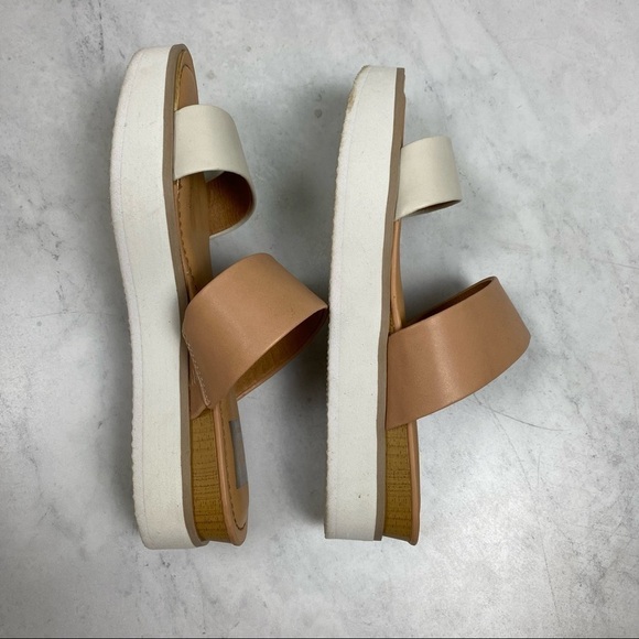 DV Dolce Vita: Nilo Platform Double Strap Slides Slip On Sandals Size 5.5 (NWOT) - Picture 5 of 7
